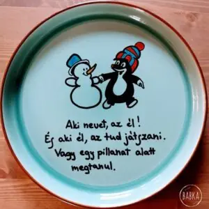 Kisvakond tányér