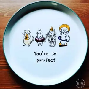 Purrfect tányér