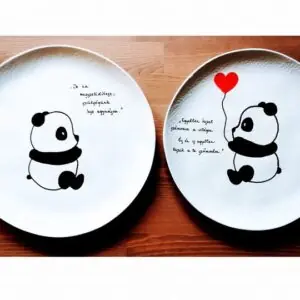 Szerelmes pandák - Kicsi (21,5cm)