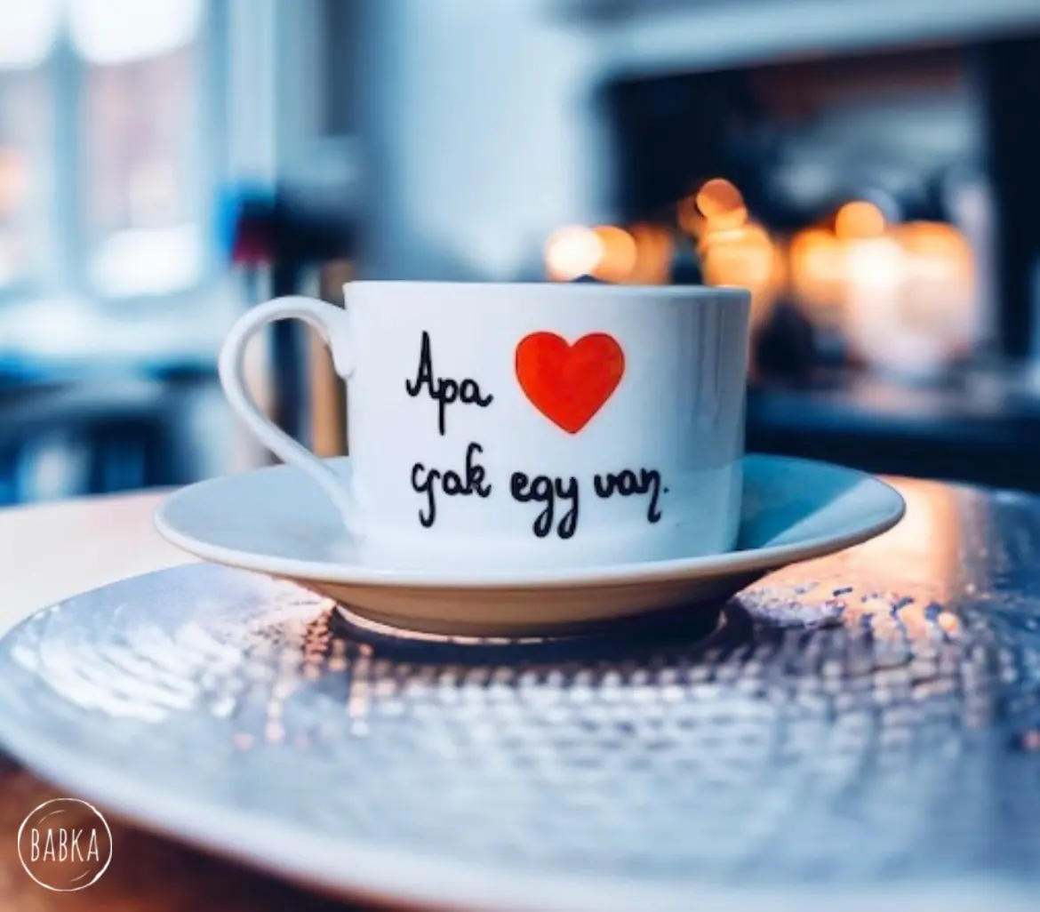 Apa csésze (cappuccino)