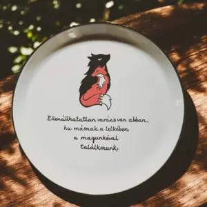 Varázs tányér (Ellenállhatatlan varázs van abban, ha másnak a lelkében a magunkéval találkozunk.) - Türkizkék