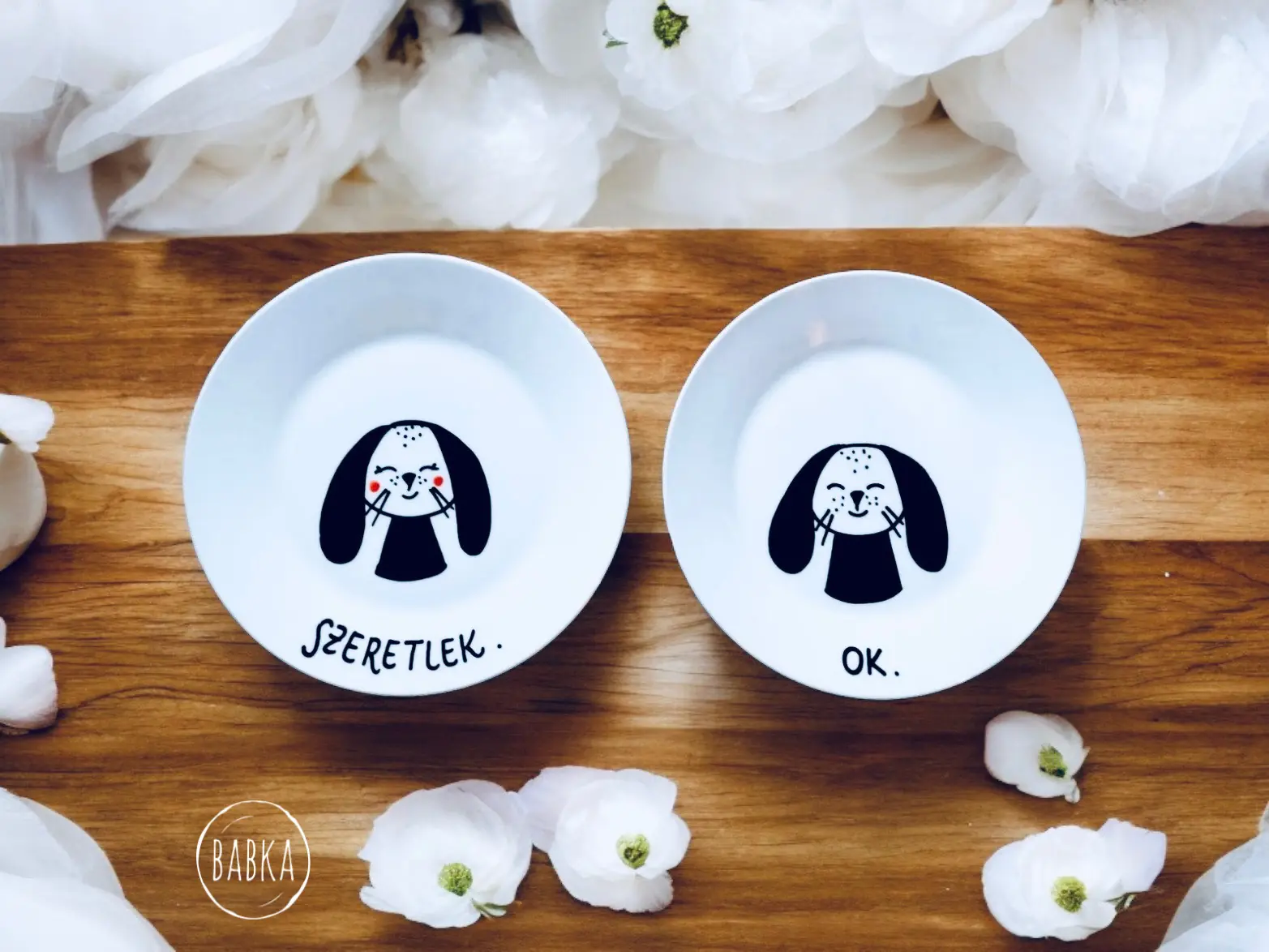 Nyúlszerelem - páros tányér