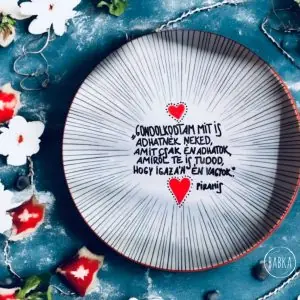 Gondolkodtam mit is adhatnék - tányér