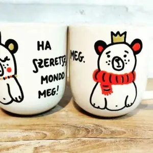 Maciszerelem bögre