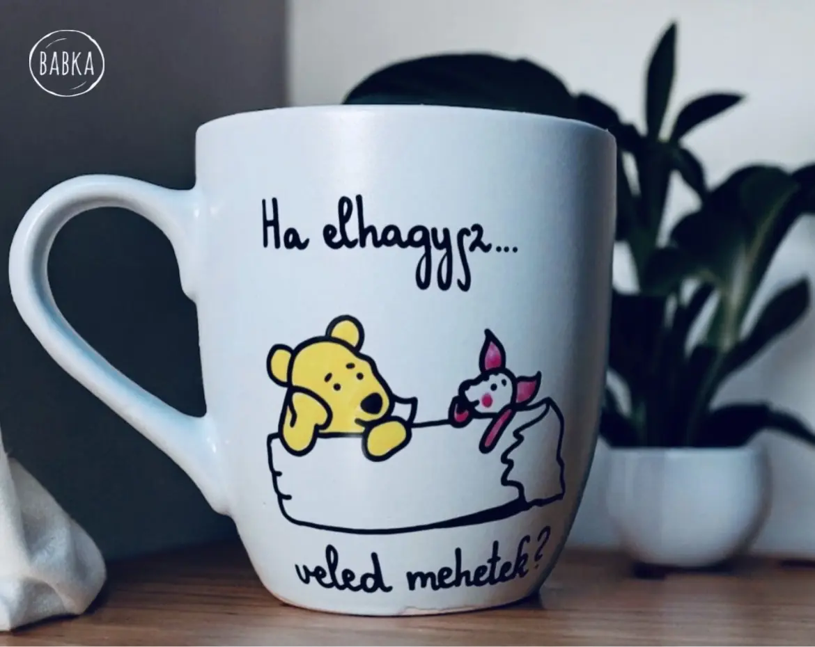 Micimackó kávés bögre (4dl)