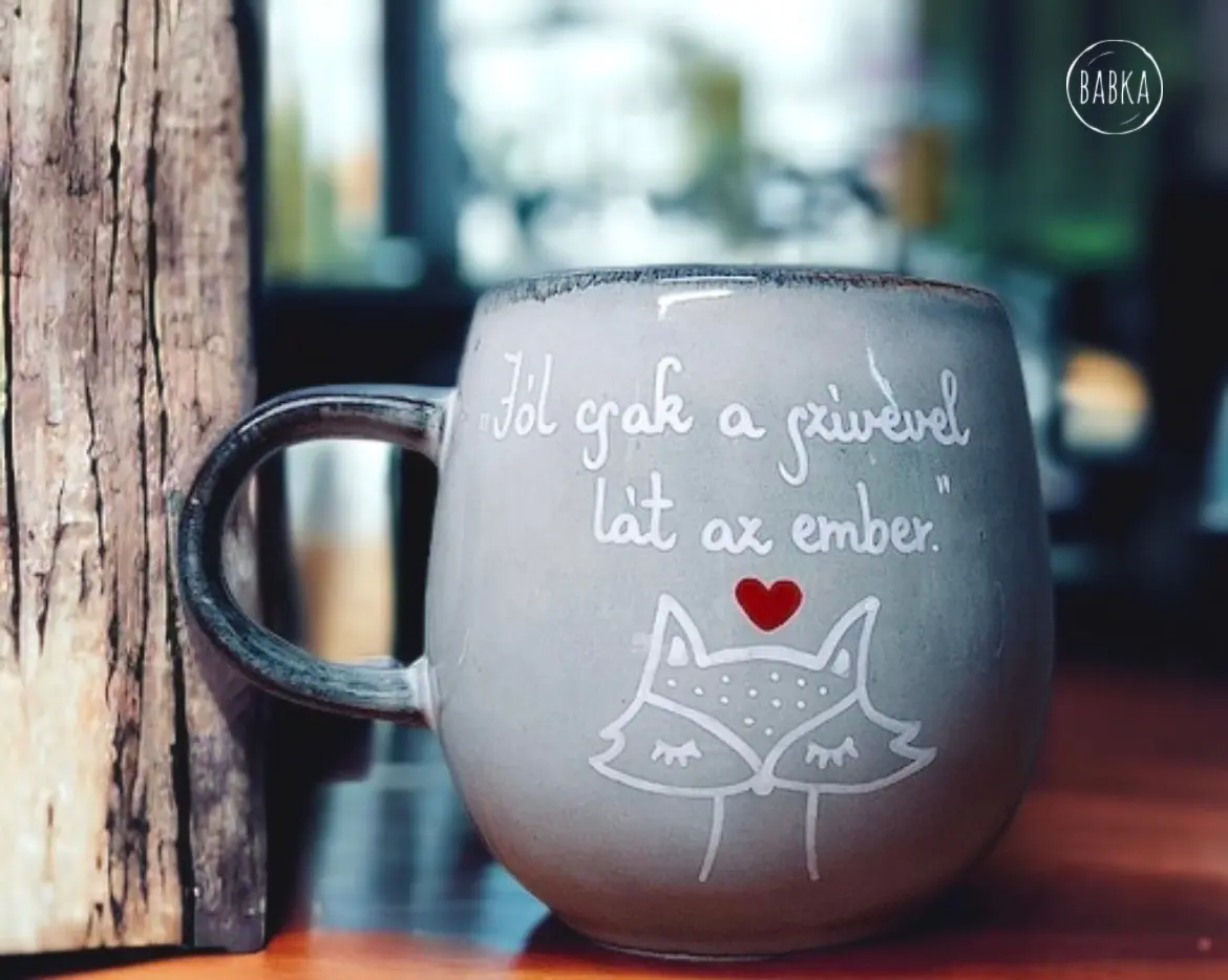 Kis herceg bögre - Jól csak a szívével lát az ember (4dl)