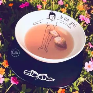 Az élet szép tálka szett (tálka és tányér)