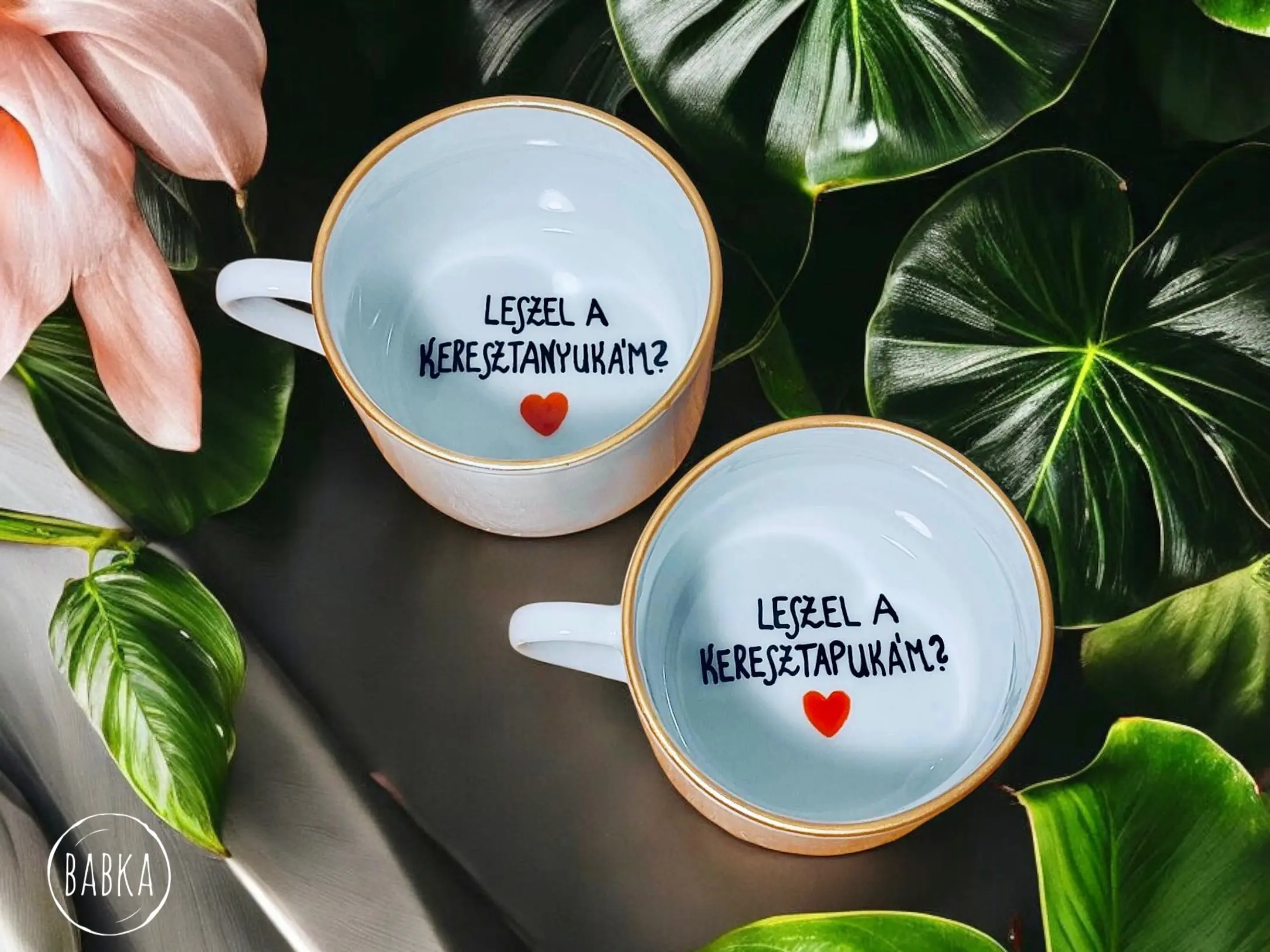 Keresztszülő bögrepár