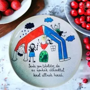 Apa tányér (21cm) (Senki nem tökéletes, de az apukák átkozottul közel állnak hozzá.)