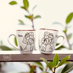 Esküvős bögrepár (személyre szabható)