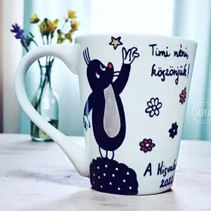 Kisvakond (ovis ballagós) (személyre szabható szöveggel) 2,6dl - Fehér