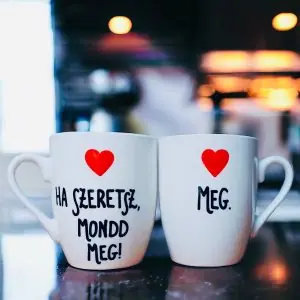 Ha szeretsz, mondd meg! páros bögre