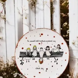 barátság tányér (variálható)