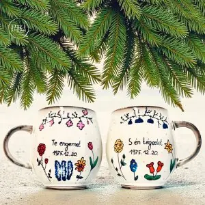 Páros bögre (4dl) (Te engemet, én tégedet.) (a dátum választható)