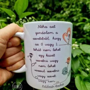 Feldmár (szeretet) - Bögre (330 ml.) (3.)