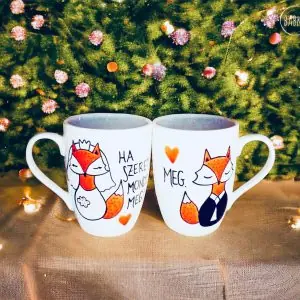 Róka esküvő (Ha szeretsz, mondd meg! ) páros bögre