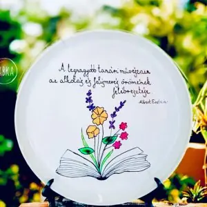 Tanár tányér - Sárga