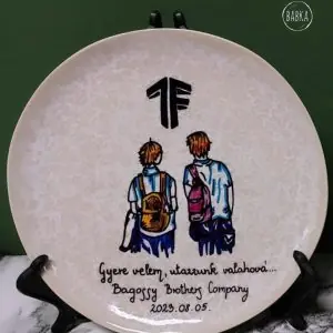 Bagossy Brothers - tányér  (a dátum variálható)