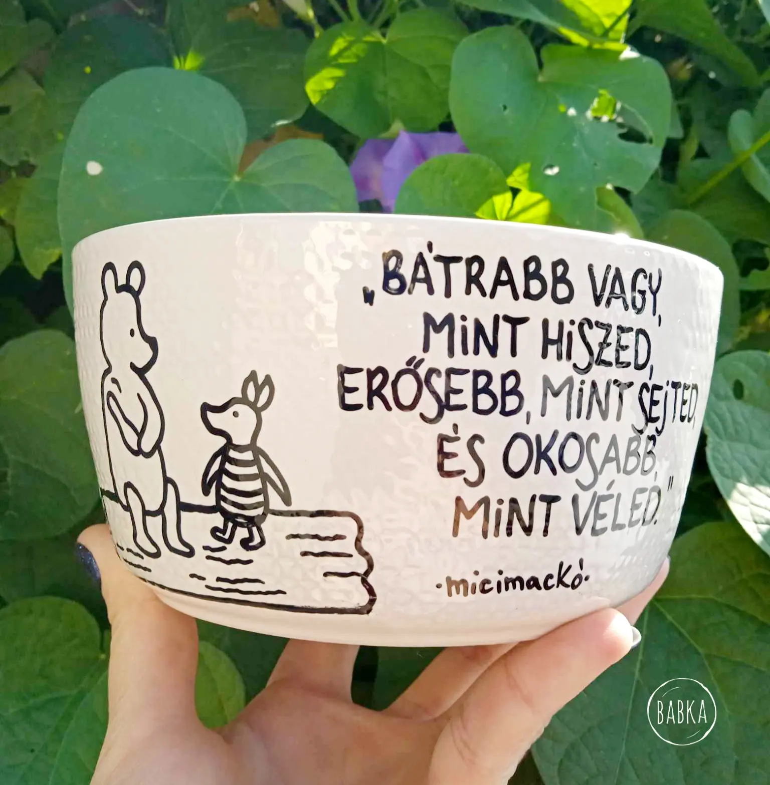 Micimackó tál - Bátorság