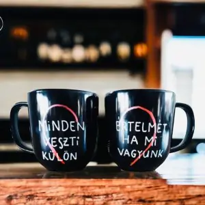 Szerelmespáros bögre (Minden értelmét veszti, ha mi külön vagyunk.)