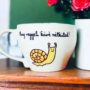 Reggeli csésze (capuccinos)