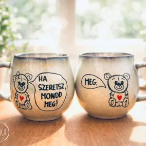 Páros bögre - Macik (Ha szeretsz, mondd meg! -Meg.)