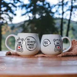 Páros bögre - Macik (Ha szeretsz, mondd meg! -Meg.)