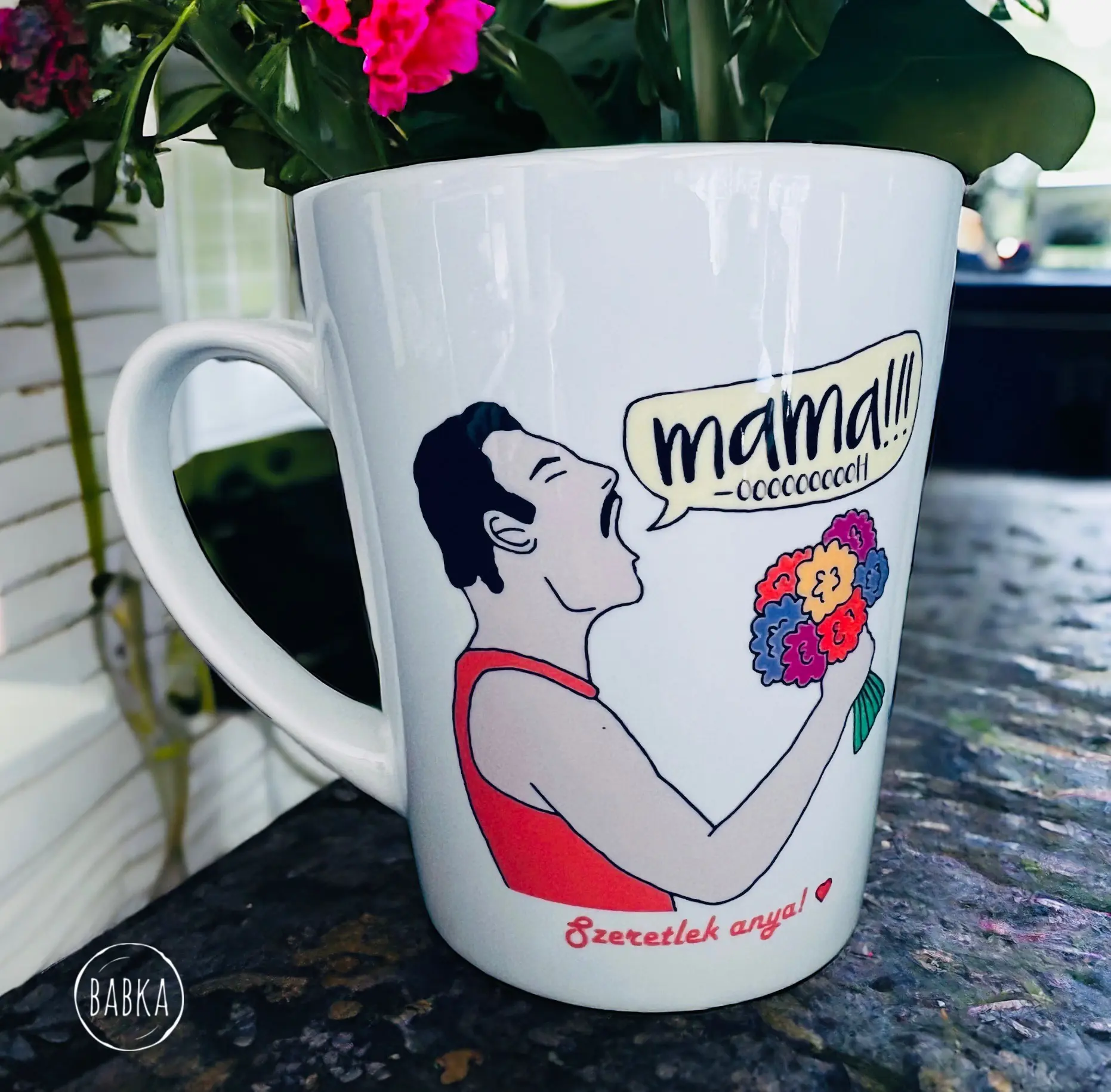 Mama - Bögre (Freddie Mercury) tejeskávés