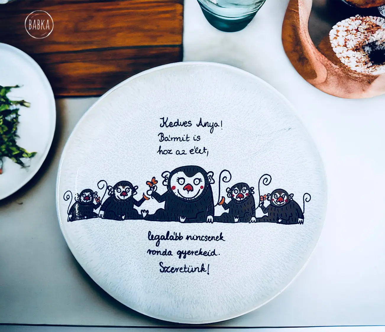 Anya tányér (Négyes maki testvérek) LIMITÁLT!