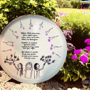 Velem voltál örömömben (Anya pogácsás tál)