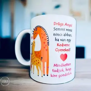 Zsiráf mama - Bögre (Mindketten tudjuk, kire gondolok.)