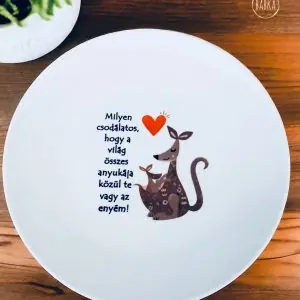 Reggeliző tányér (Kenguru Mama) (Milyen csodálatos, hogy a világ összes anyukája közül te vagy az enyém!: