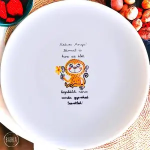 Reggeliző tányér (maki) (Legalább nincs ronda gyereked.)