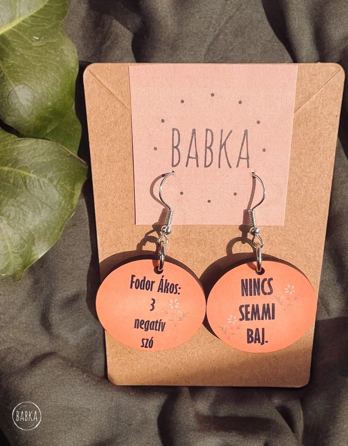 Fodor Ákos: 3 negatív szó (fa fülbevaló)