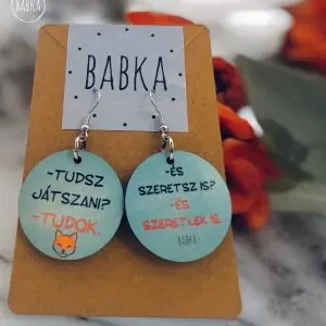 Fodor Ákos: Tündérpárbeszéd (fülbevaló)