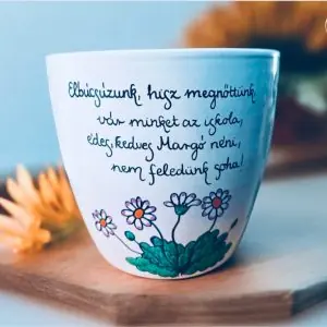 Ballagási kaspó  (személyre szabható)
