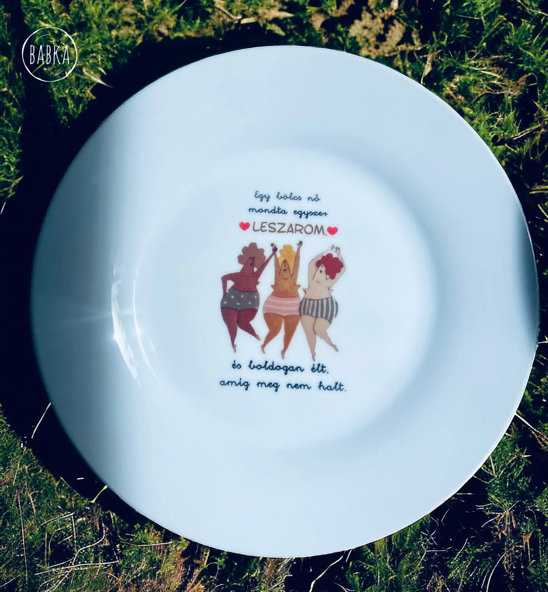 Egy bölcs nő tányér (desszertes)