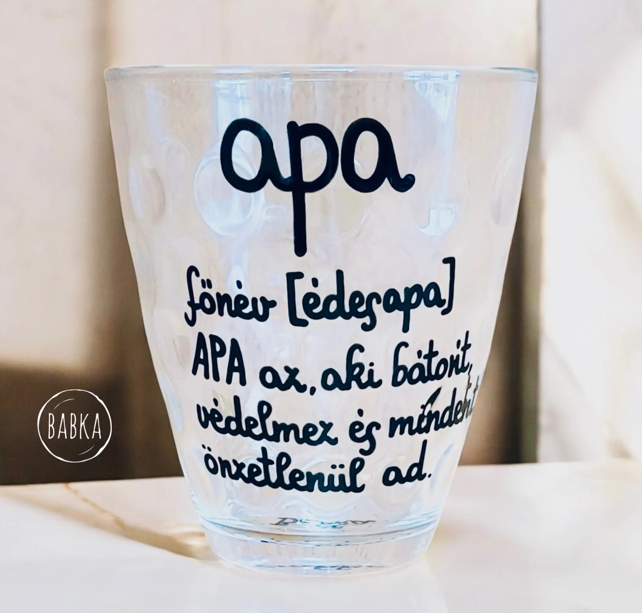 Apa pohár (4dl)