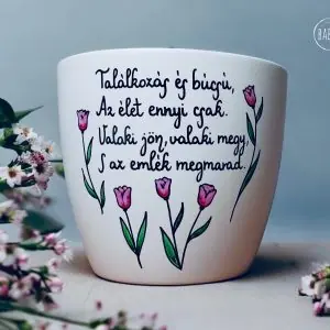 Ballagási kaspó  (személyre szabható)