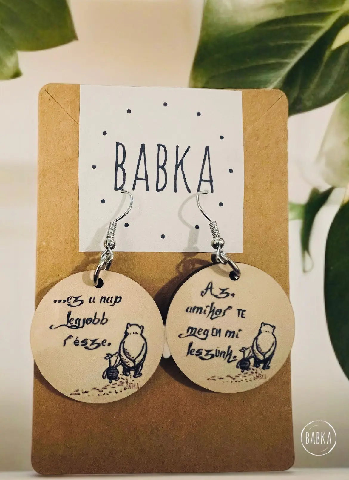 Micimackó fülbevaló (Ez a nap legjobb része)