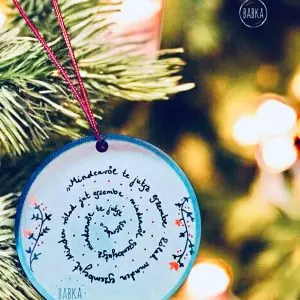 Fodor Ákos: Gyűrű (karácsonyfadísz)