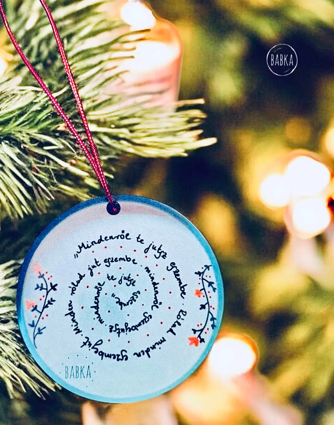 Fodor Ákos: Gyűrű (karácsonyfadísz)