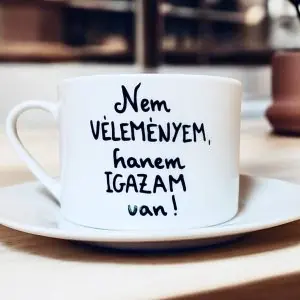"Igazam van" csésze