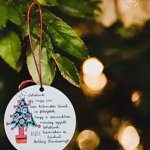 Lehetünk távol (karácsonyfadísz)