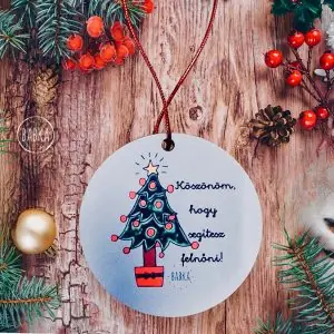 Köszönet (karácsonyfadísz)