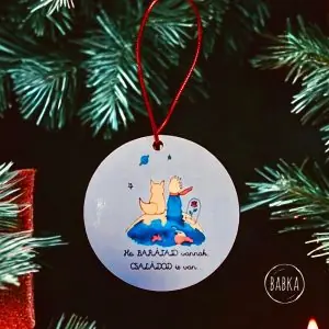 A kis herceg (barátság) (karácsonyfadísz)