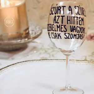 Azt hittem, szerelmes vagyok. (boros)