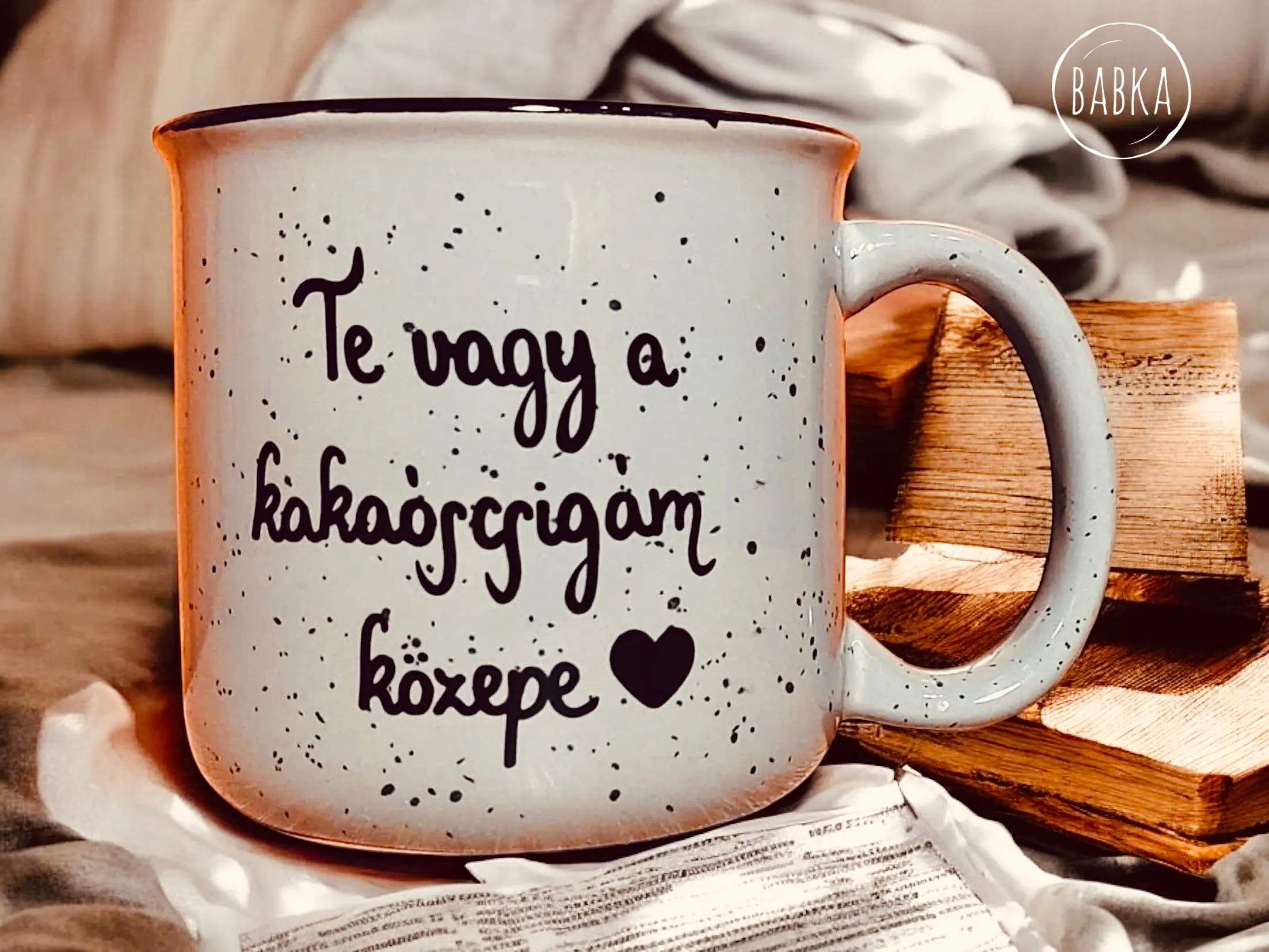 Kakaóscsigám közepe (bögre)