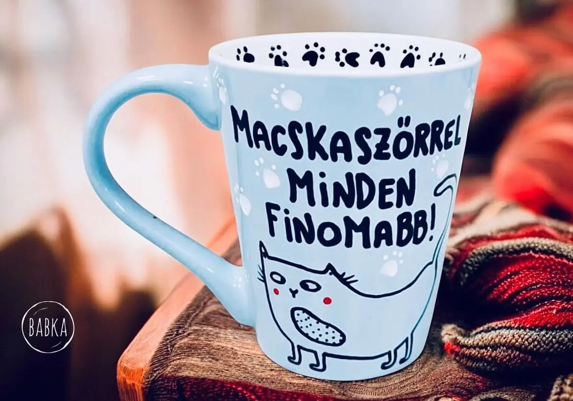 Macskaszőrrel minden finomabb (bögre)
