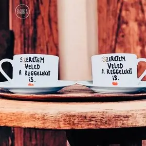 Szeretem veled a reggeleket is (páros csésze)
